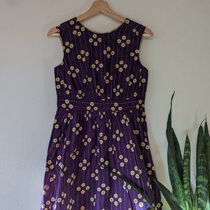 Emily and Fin x Modcloth Lucy Dress in Purple Flowers